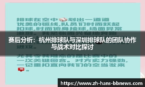 赛后分析:杭州排球队与深圳排球队的团队协作与战术对比探讨